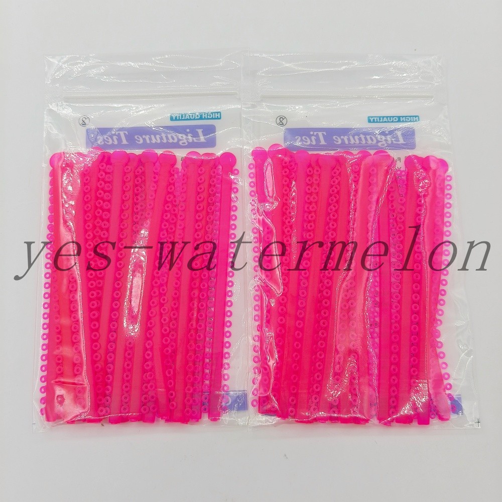 Dental Orthodontics Ligature Ties Elastics Rubber Bands O-ring 1000 Pcs/Bag
