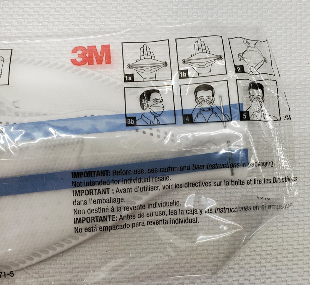(10 Pack) 3M Aura 9205+ N95 NIOSH Particulate Respirator & Surgical Face Masks