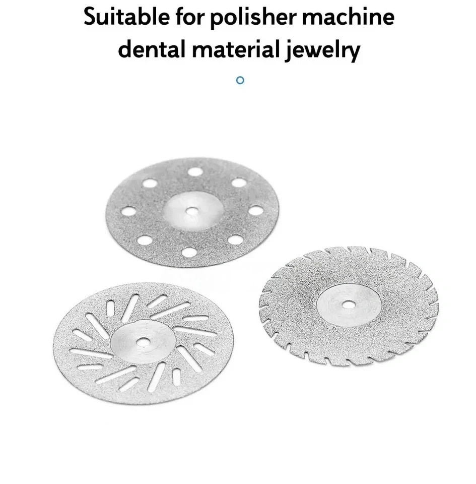 Dental Saw Diamond Disc Wheel Porcelain Teeth Cutting Polishing Discs 190/220mm