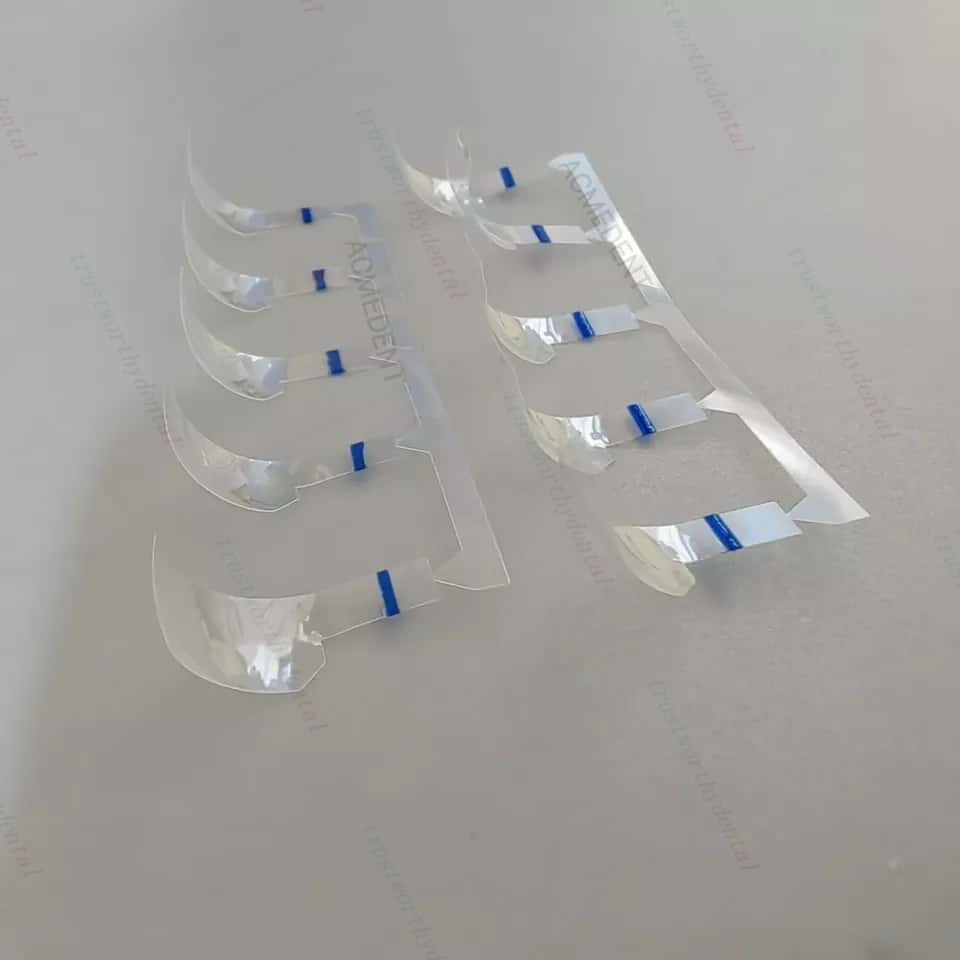 60pc Dental Clear Matrix Transparent Sectional TOR VM Matrices Polyester Matrice