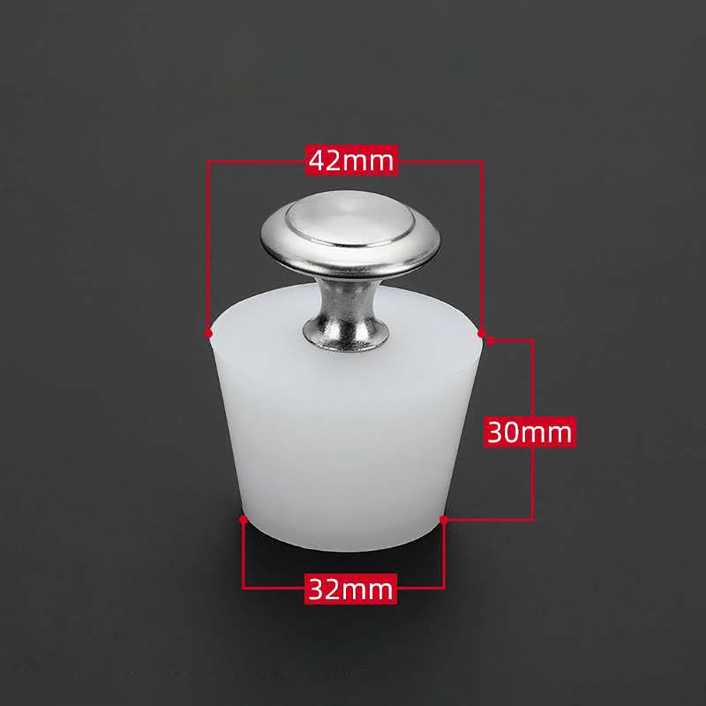 Silicone Bung With Handle Tapered Plugs Wine Stoppers Reusable Sealing Stopper