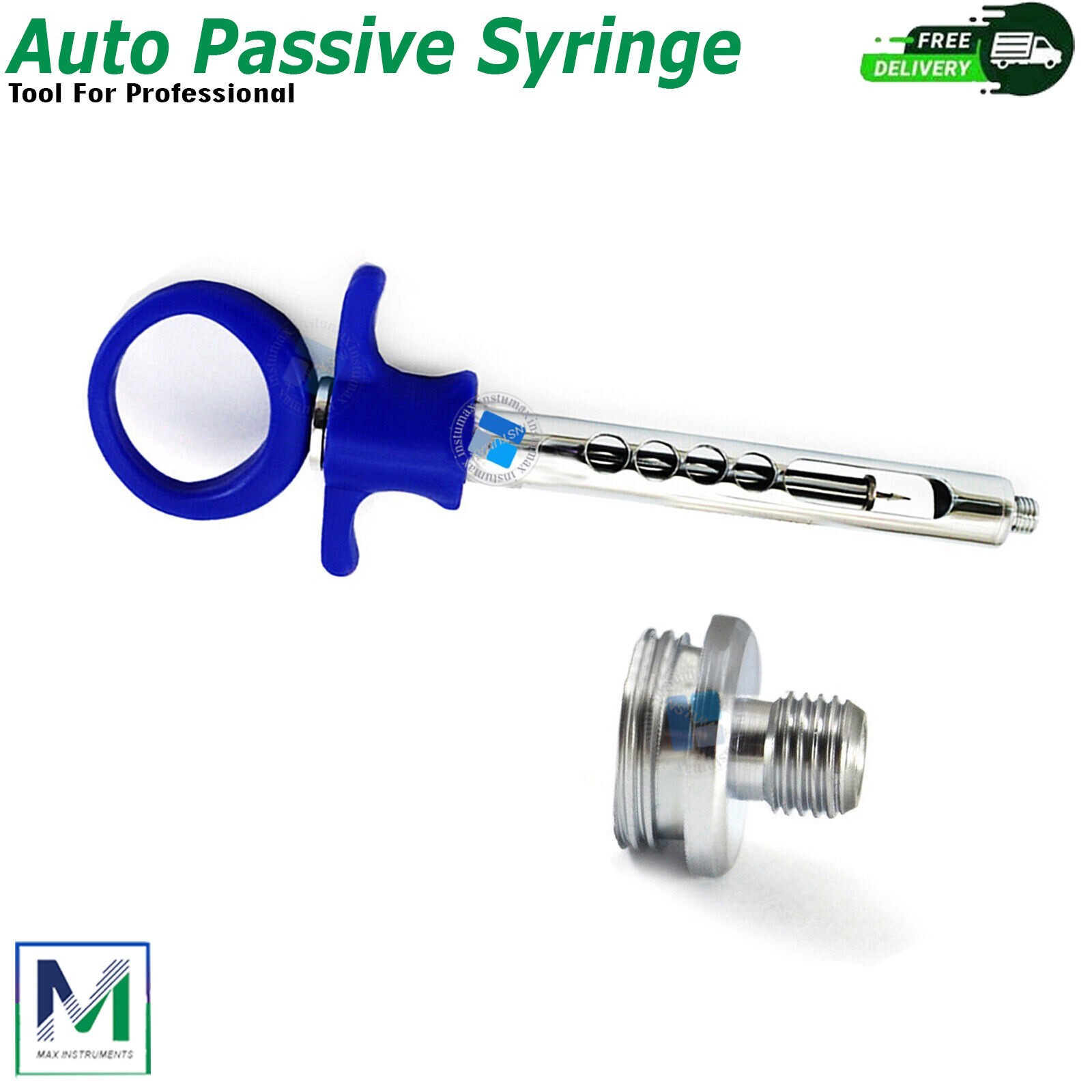 Set of 2 Dental Anesthetic Auto Passive Syringes 1.8ml | JERINGAS DE ANESTESIA