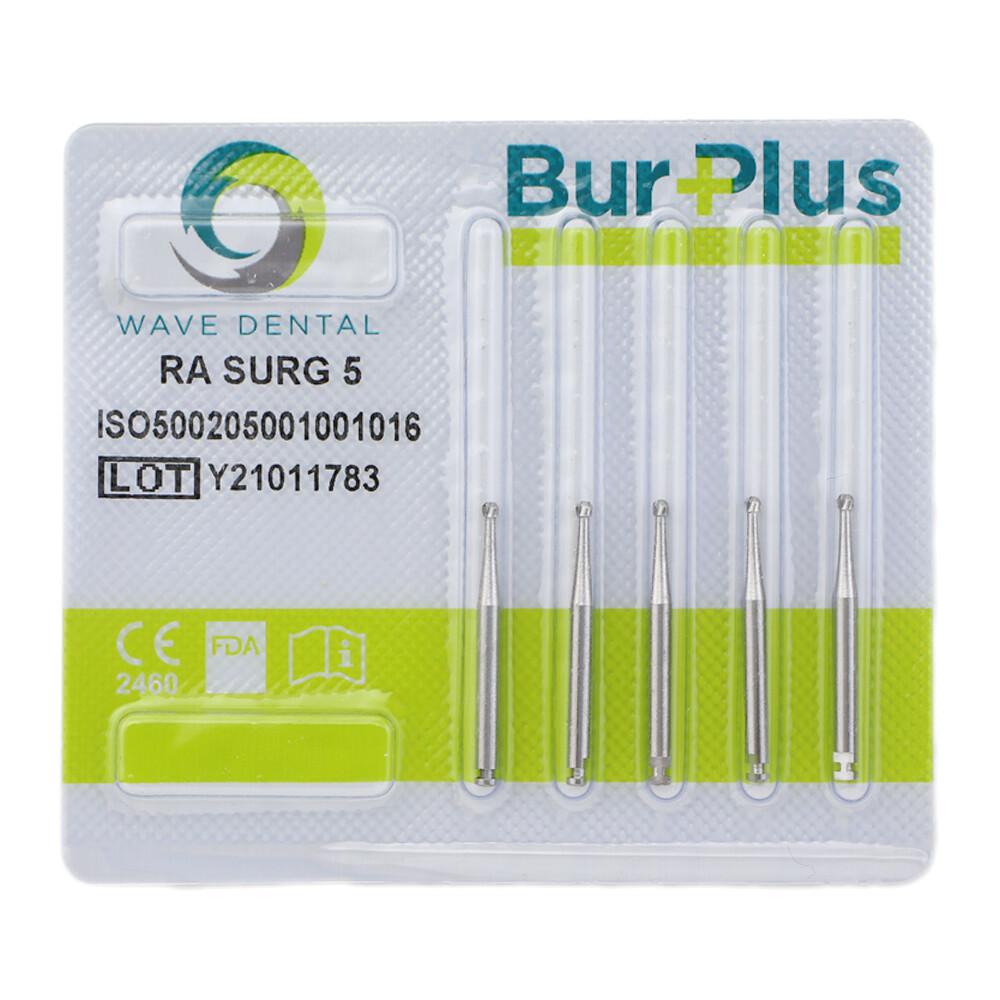 WAVE Dental Carbide Round Burs Latch LA RA #2 4 6 8 Surgical Bur LAOS 26mm Burr
