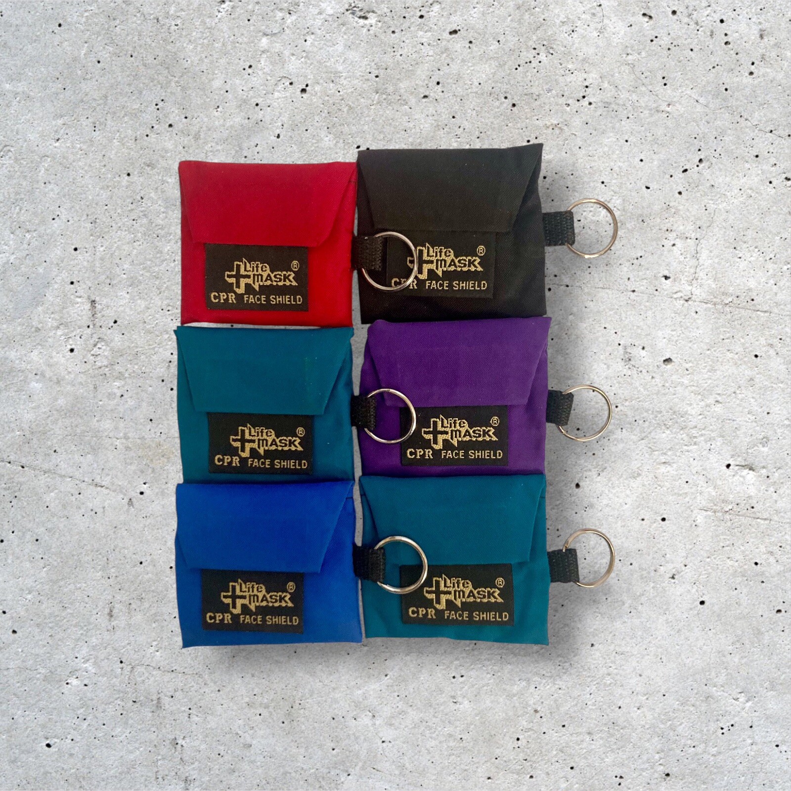 New Life Mask CPR Face Shield (6) Key Chain