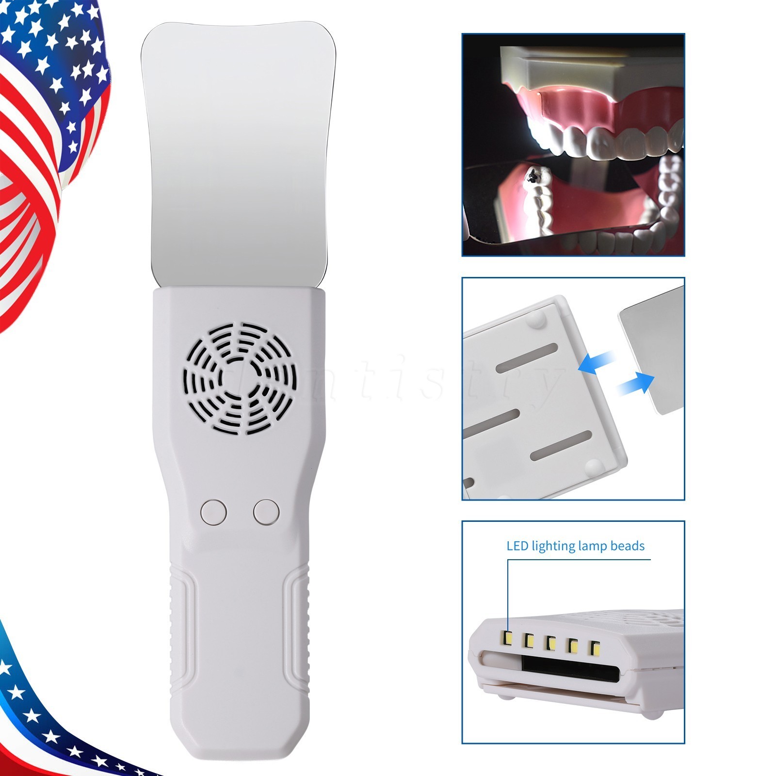 Dental Ortho Oral Photography Mirror Glass Reflector Mouth Defog Mirrors