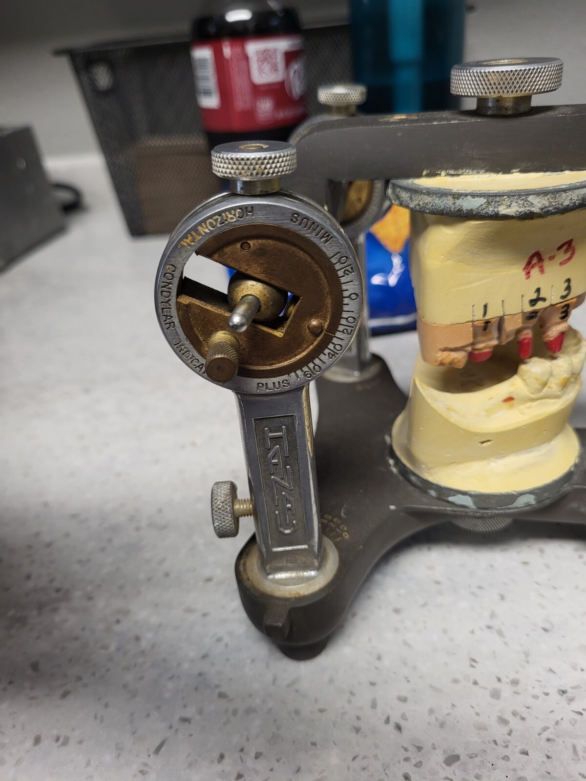 Antique HANAU DENTAL ARTICULATOR MODEL 145~ USED BUT GOOD CONDITION as shown