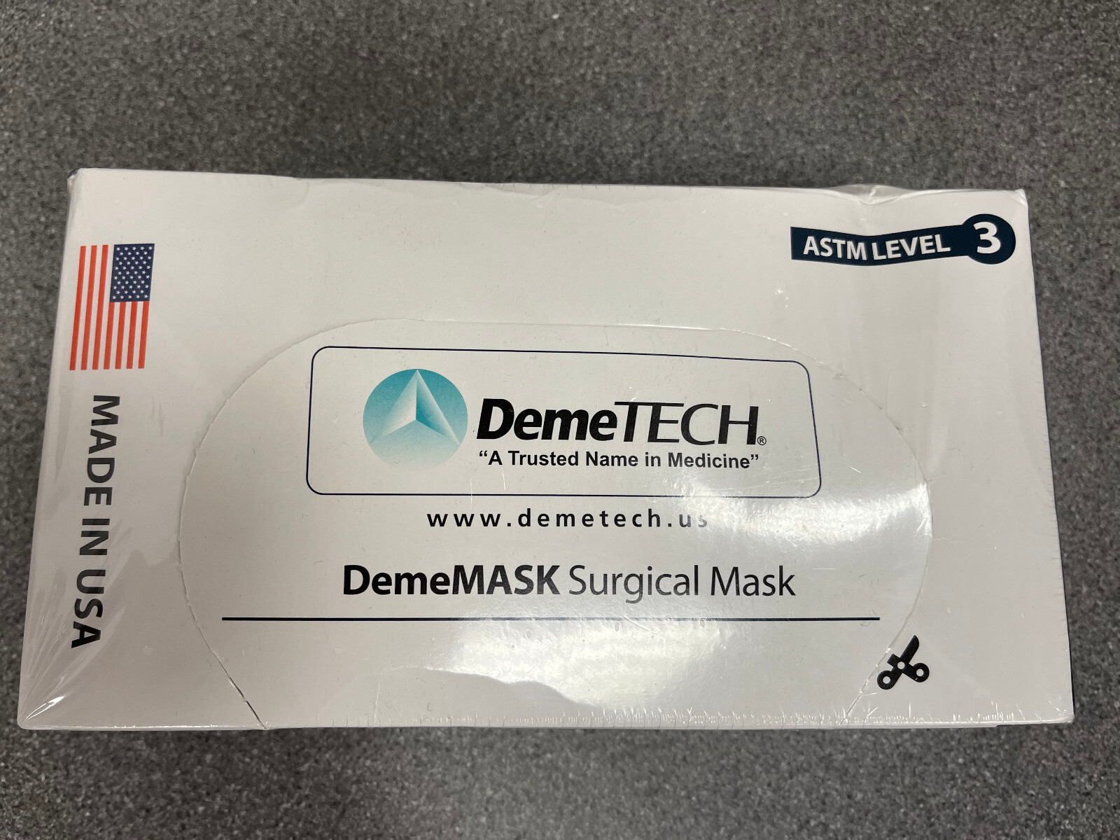 MEDICAL SURGICAL Level 3 Highly Protective 3 Layer Face Masks BOX OF 50 USA