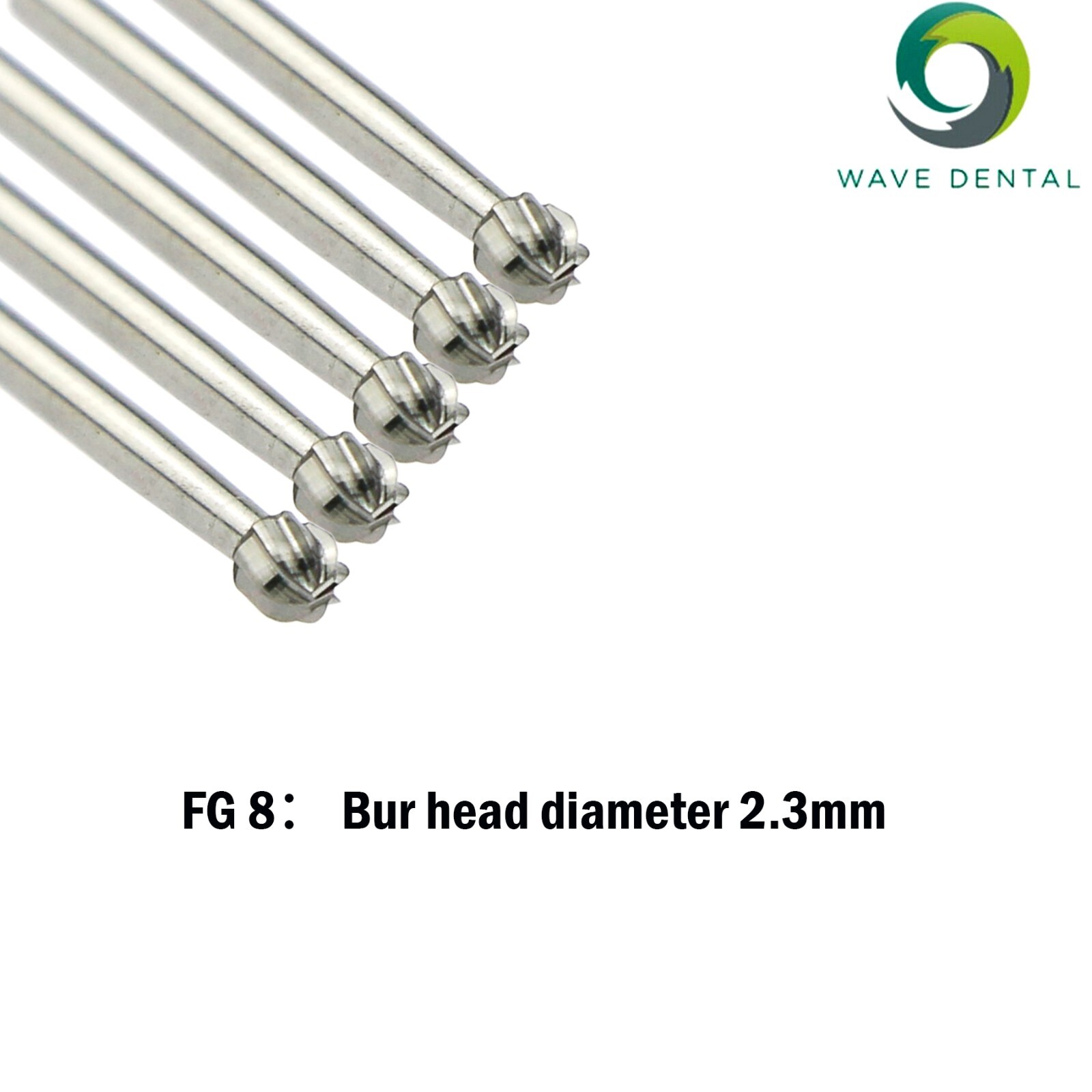 Wave Dental Surgical FG Burs 25mm Carbide Bur Friction Grip Round For High Speed