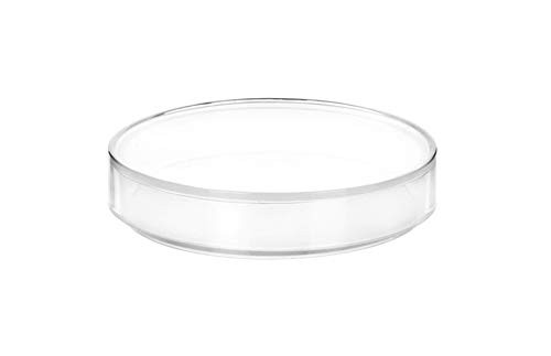 EISCO 12PK Polypropylene Petri Dishes with Lids – Pack of 12, Transparent