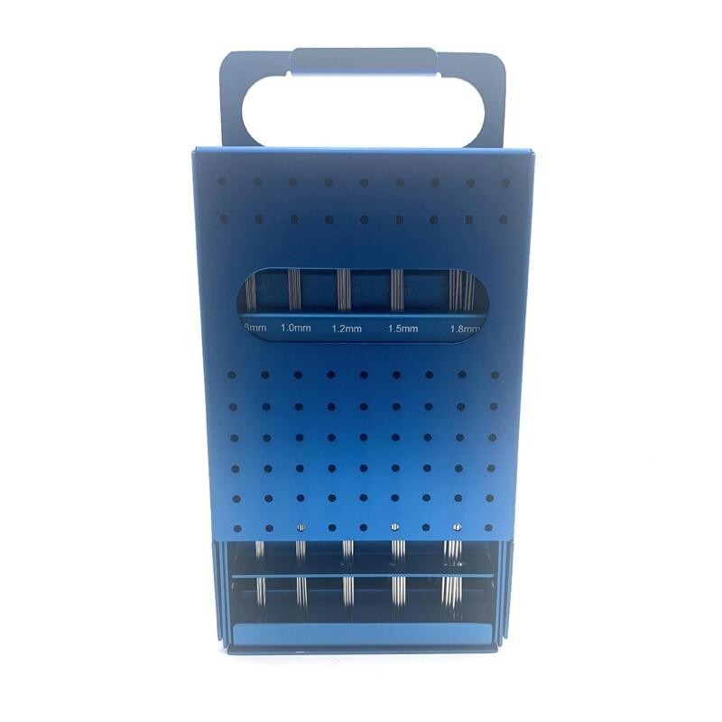 100PCS Kirschner Wires Case Animal Orthopedic Instrument Box Sterilization Tray