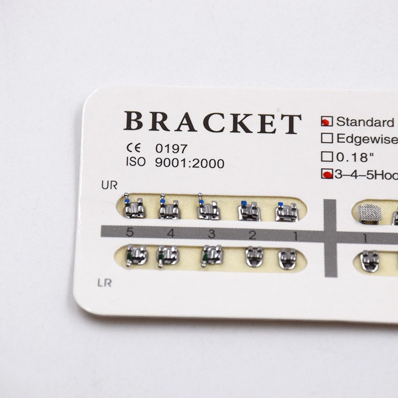 Dental Orthodontic Braces Kit 0.022 Roth Brackets /NiTi Arch Wire /Ligature Ties