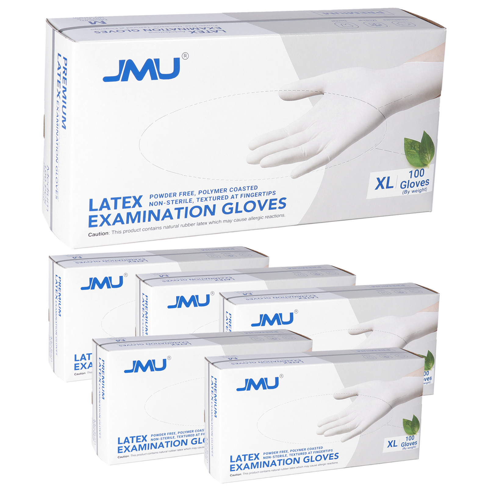 Dental 5.5 Mil Premium Latex Examination Gloves Disposable Gloves XS-XL