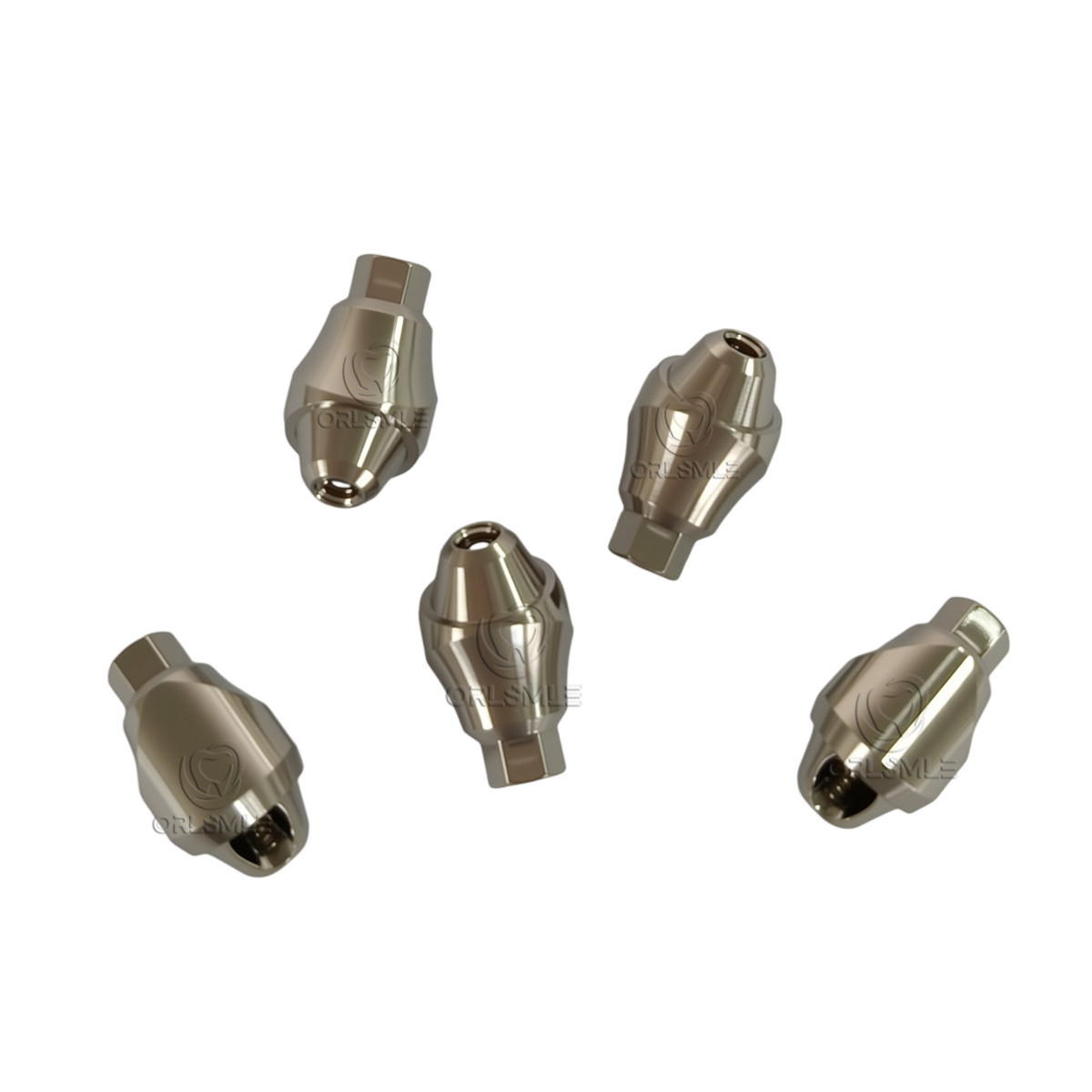 3 pcs Multi unit Angled abutment fit to MIS Seven platform D4.8