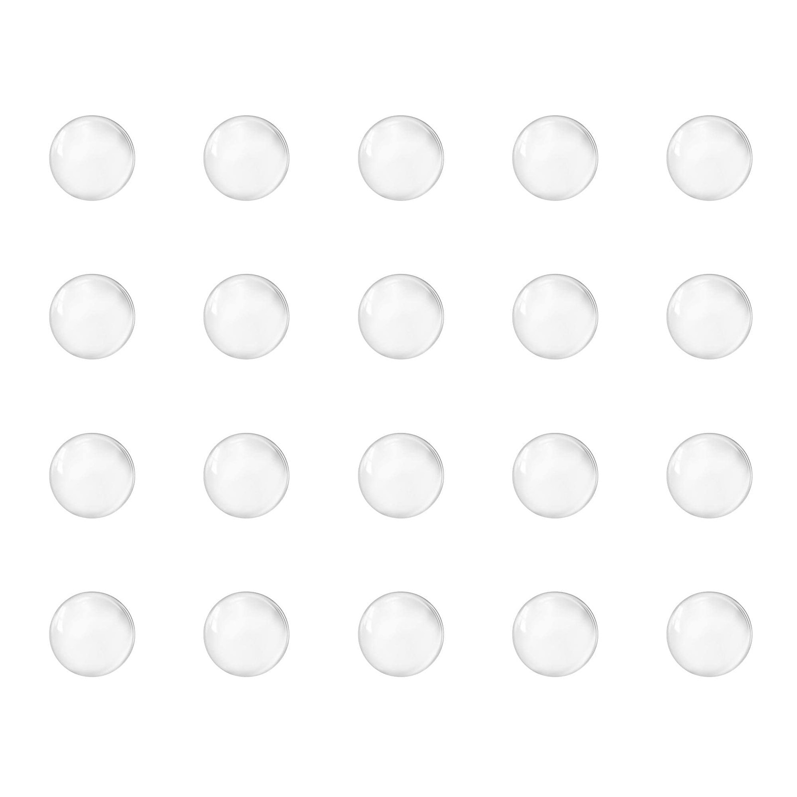 uxcell 4.5mm Solid Round Clear Glass Ball Boiling Stones Soda Lime