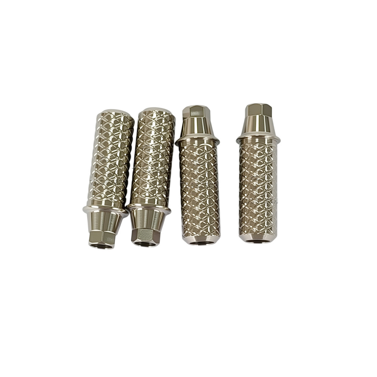 6pcs Titanium Temporary Abutment Fits to Osstem TS platform Regular and Mini