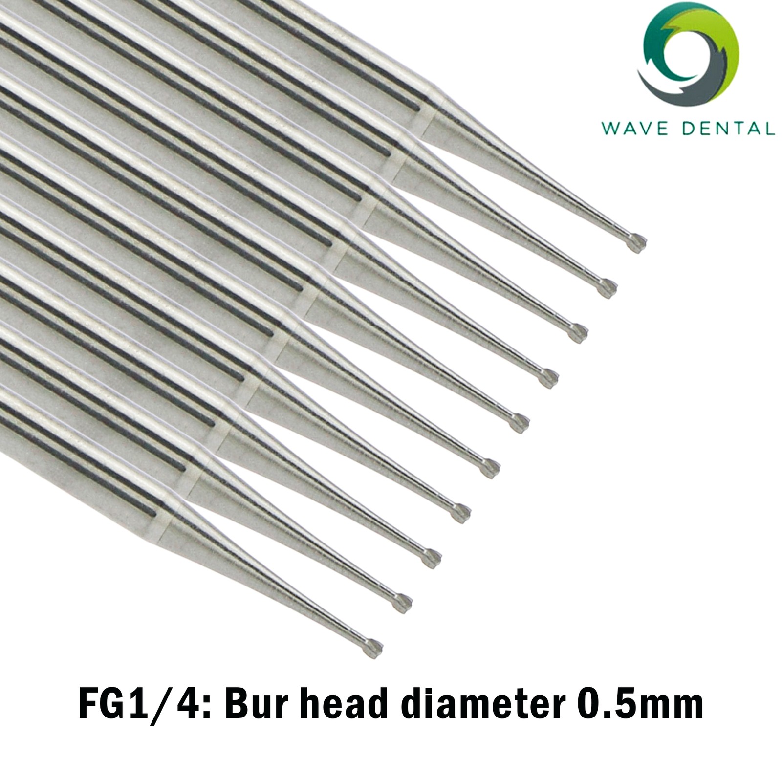 Wave Tungsten Carbide Friction Grip Round Dental Bur FG/TF High Speed Handpiece