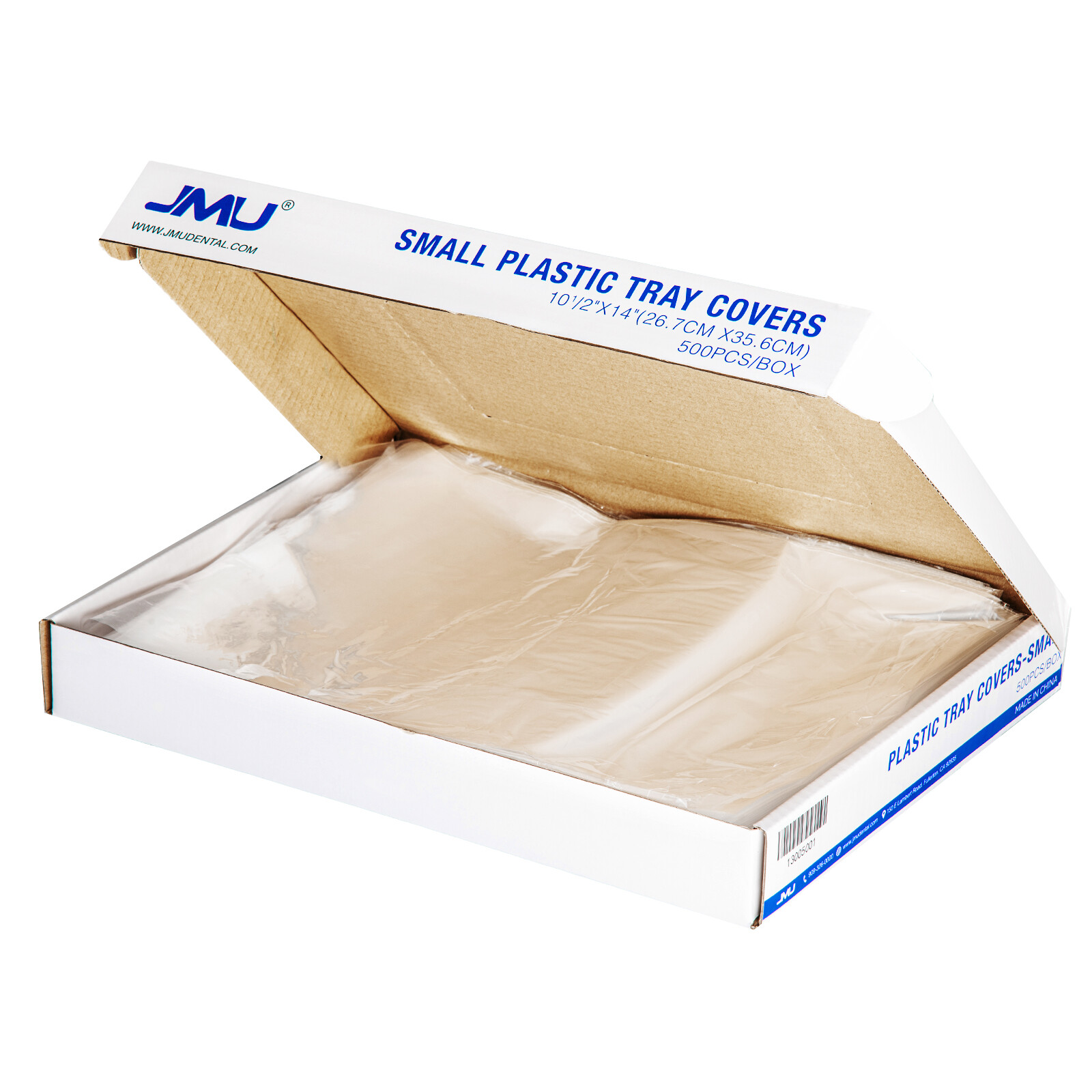 3Boxes Dental Size B Tray Covers Sleeve Small Disposable Clear Plastic 10.5″x14″
