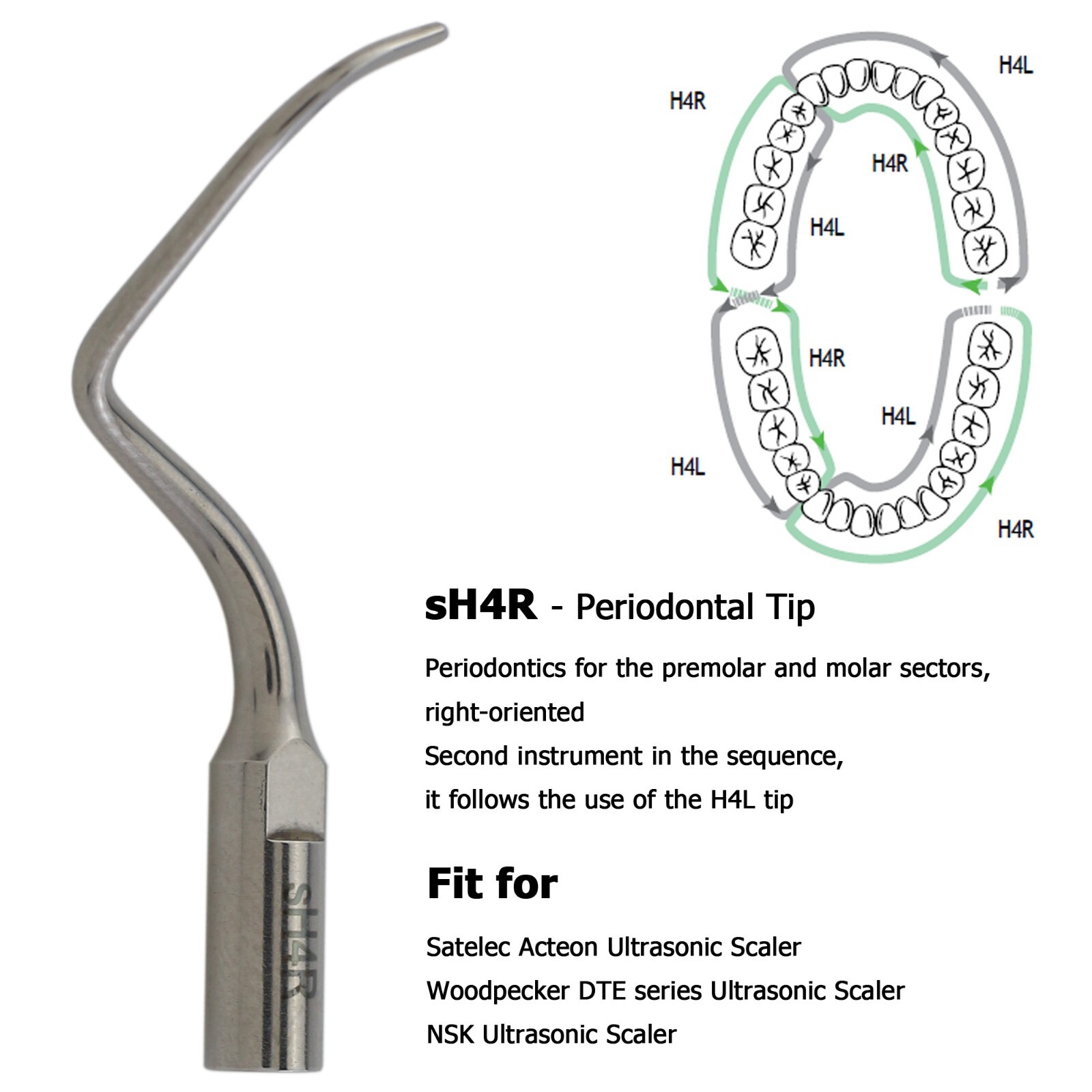 Satelec Acteon Suprasson P5 NEWTRON B LED Handpiece Dental Ultrasonic Scaler Tip