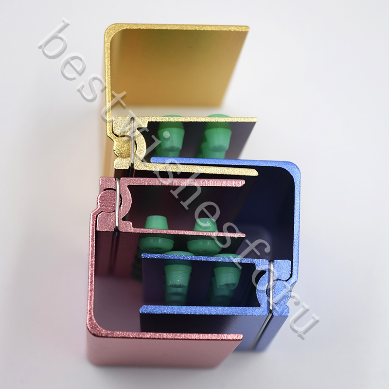 Dental Clinic Speed Carbide Burs FG RA Latch Type With 10 Silicon Block Holder