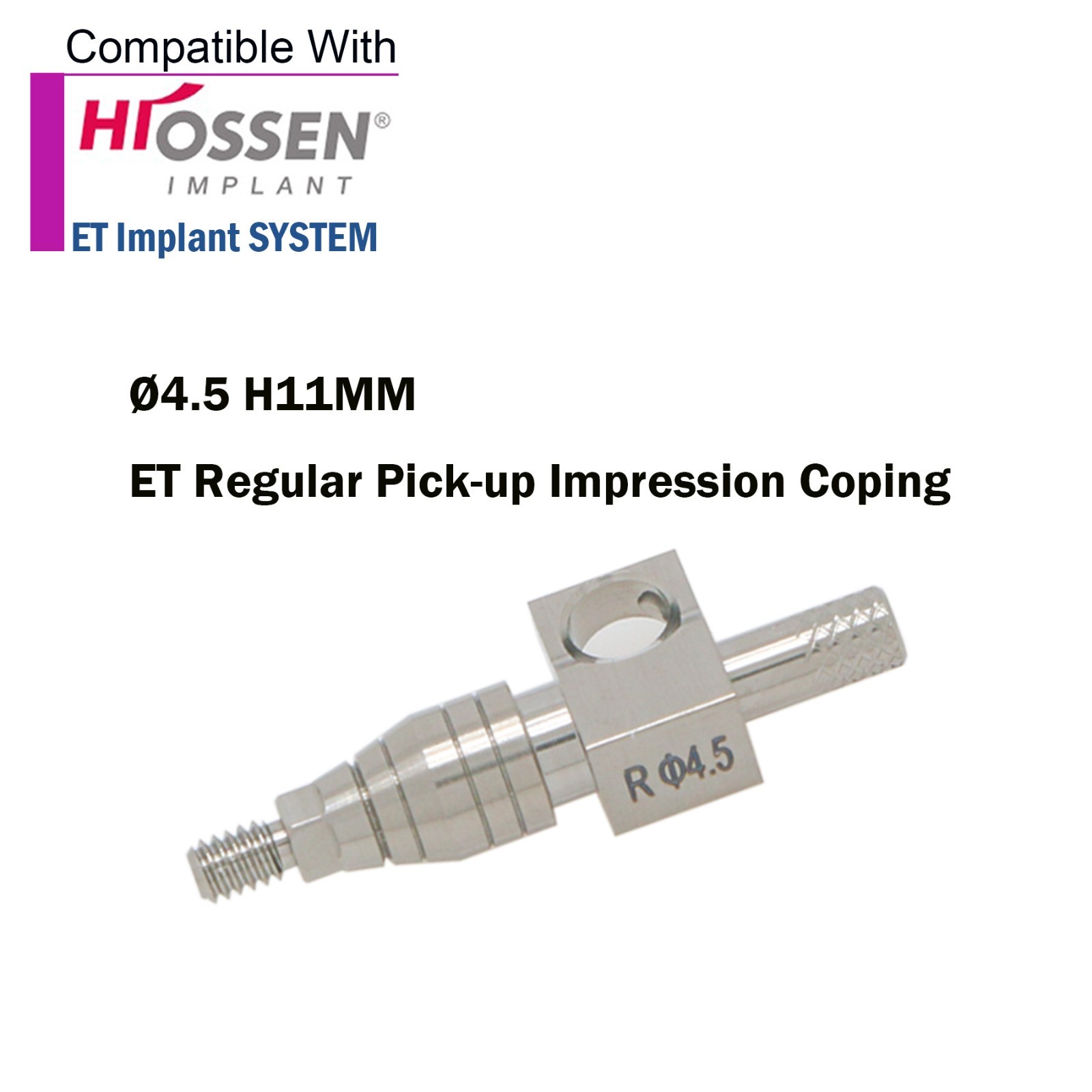 US Dental Fits Hiossen Osstem Scanbody Transfer Impression Coping Open Tray M/R