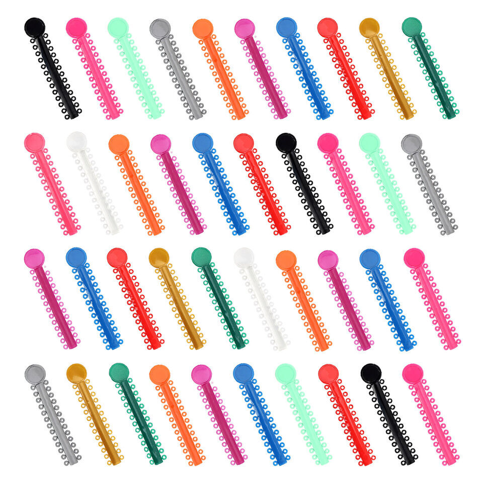1040pcs Dental Orthodontic Ligature Ties Braces Elastic Rubber Bands ORA