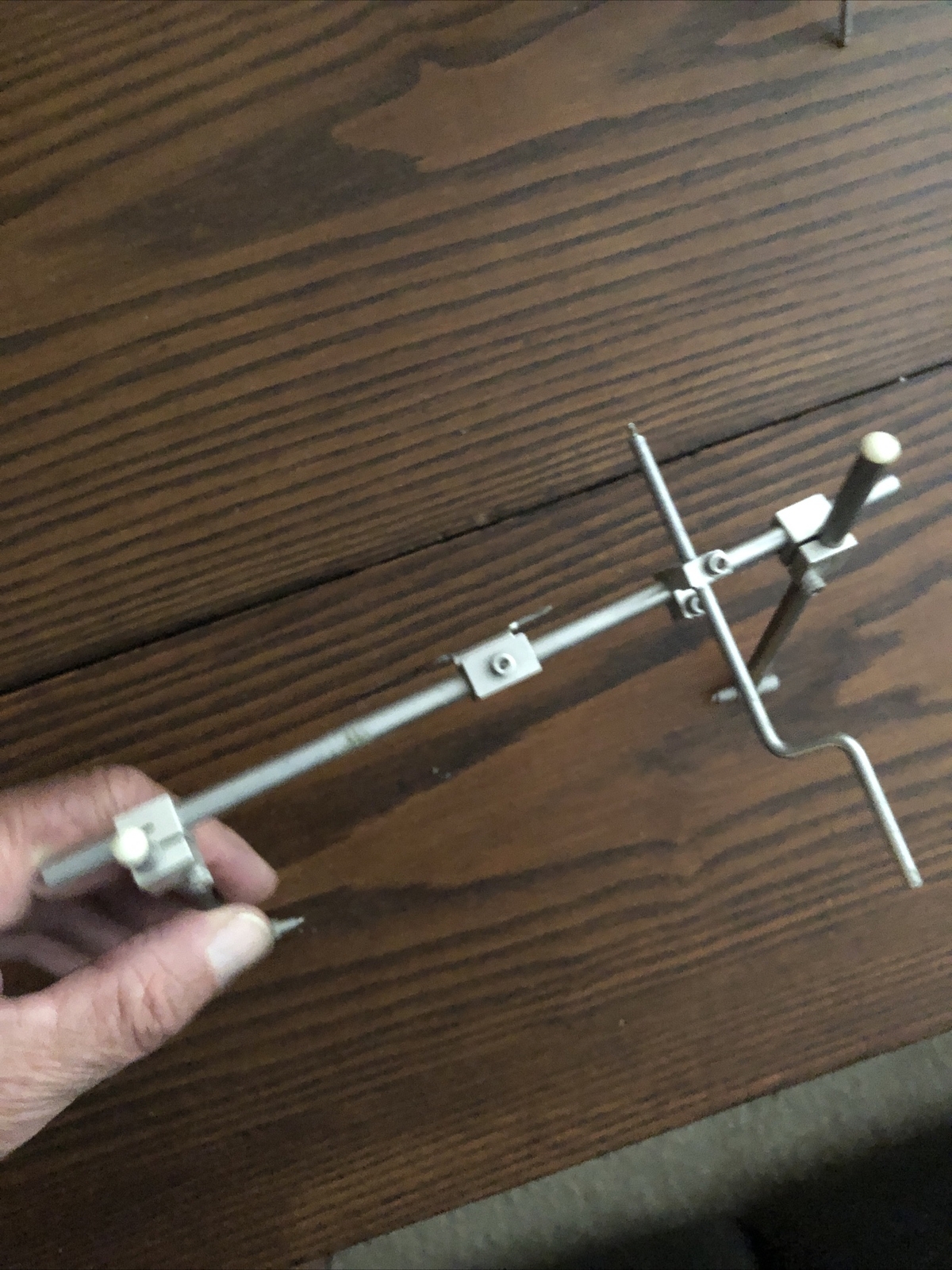DENAR FACEBOW TRANSFER JIG TO DENTAL ARTICULATOR CAST. As Shown