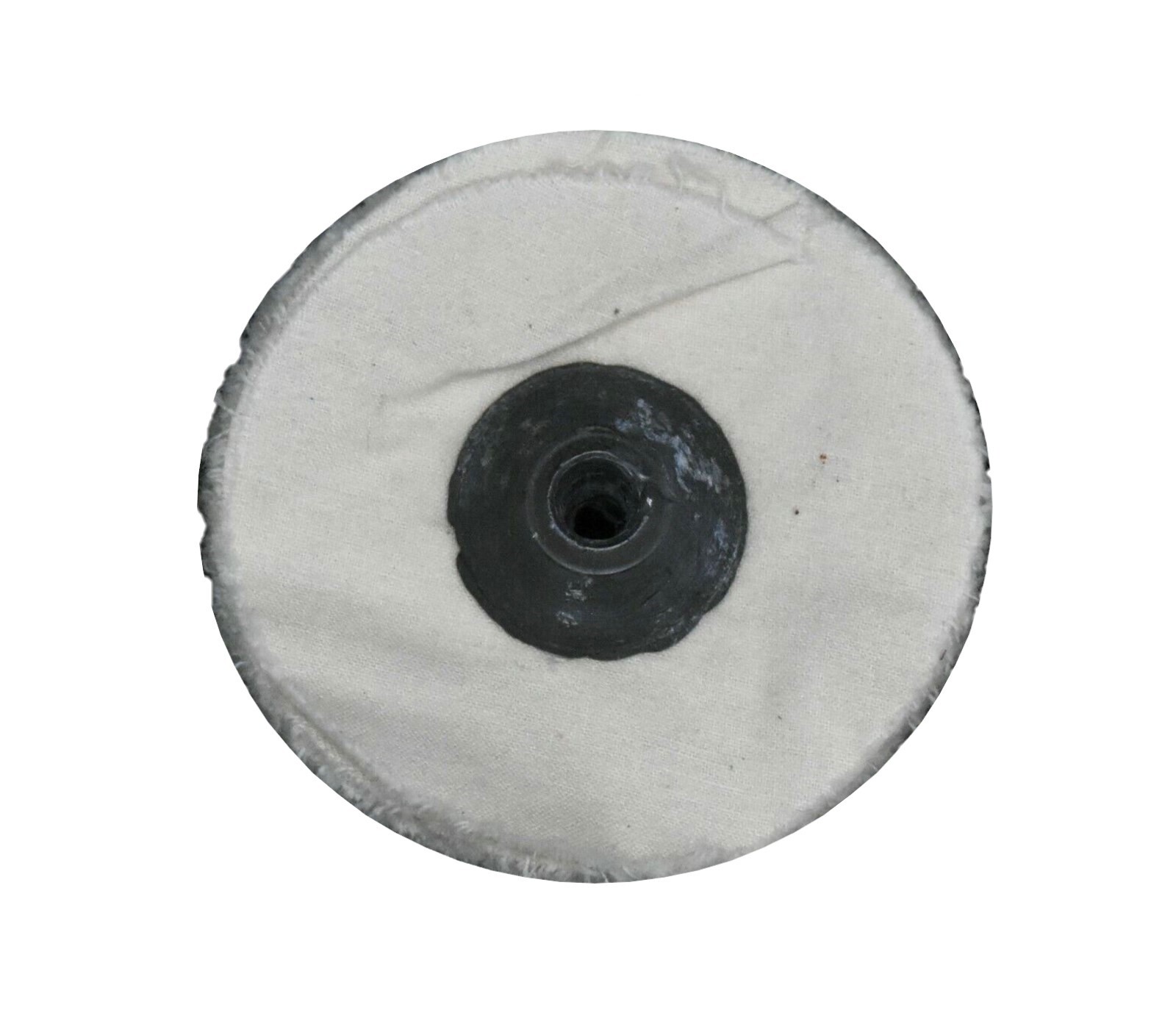 White Muslin Buffing Wheel Loose Lead Center Non-Stitched Polishing 3″ x 28 Ply