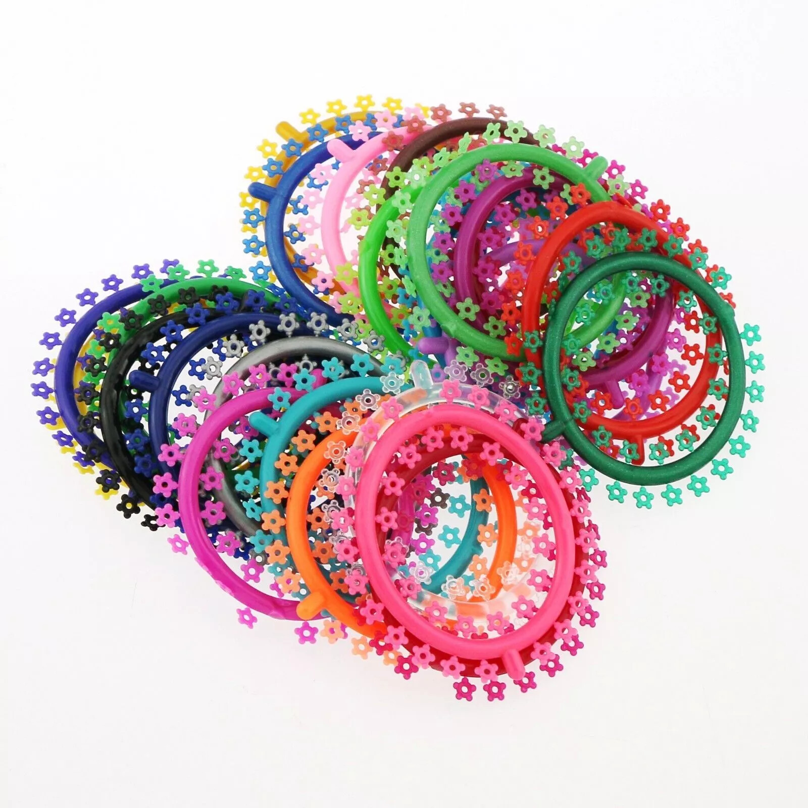 1000 Pcs Dental Elastic Rubber Multi-Colored Cartoon Ligature O-Ring Tie 3 Types