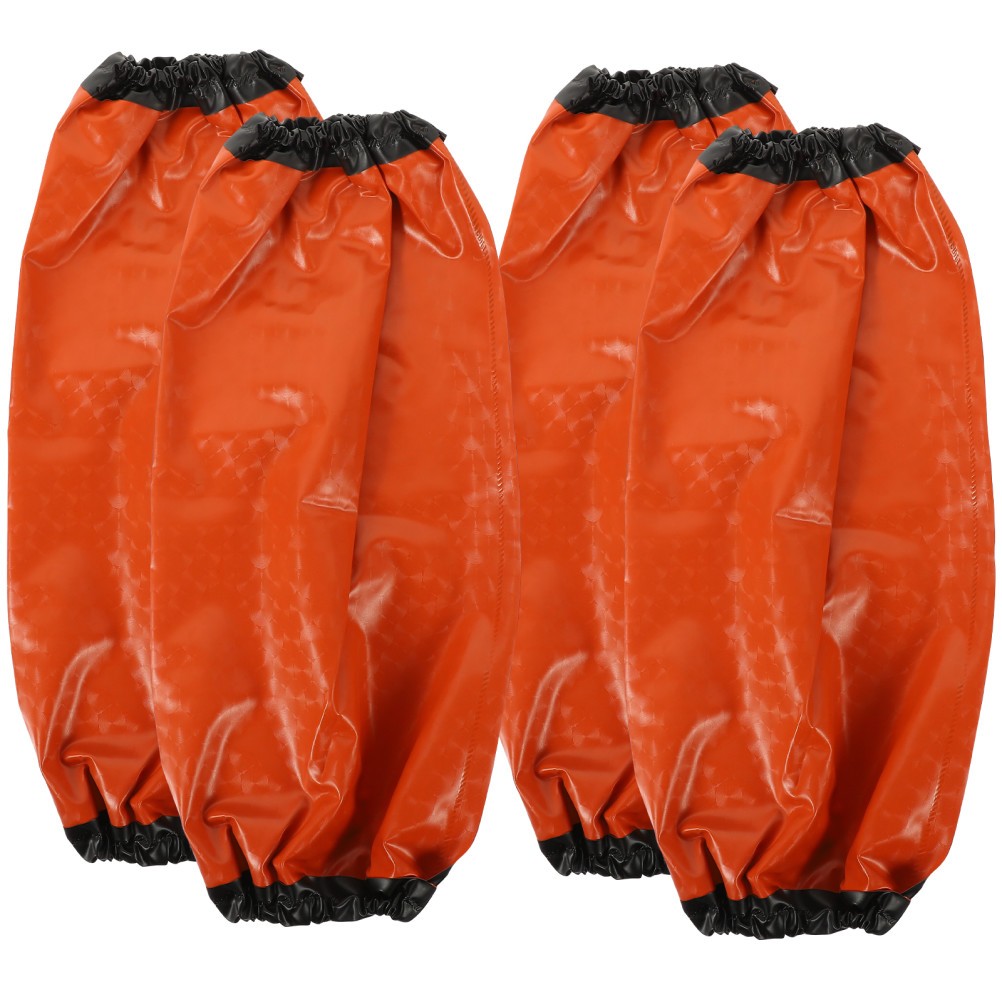 2 Pairs Waterproof PVC Working Sleeves Arm Covers for Kitchen and Home