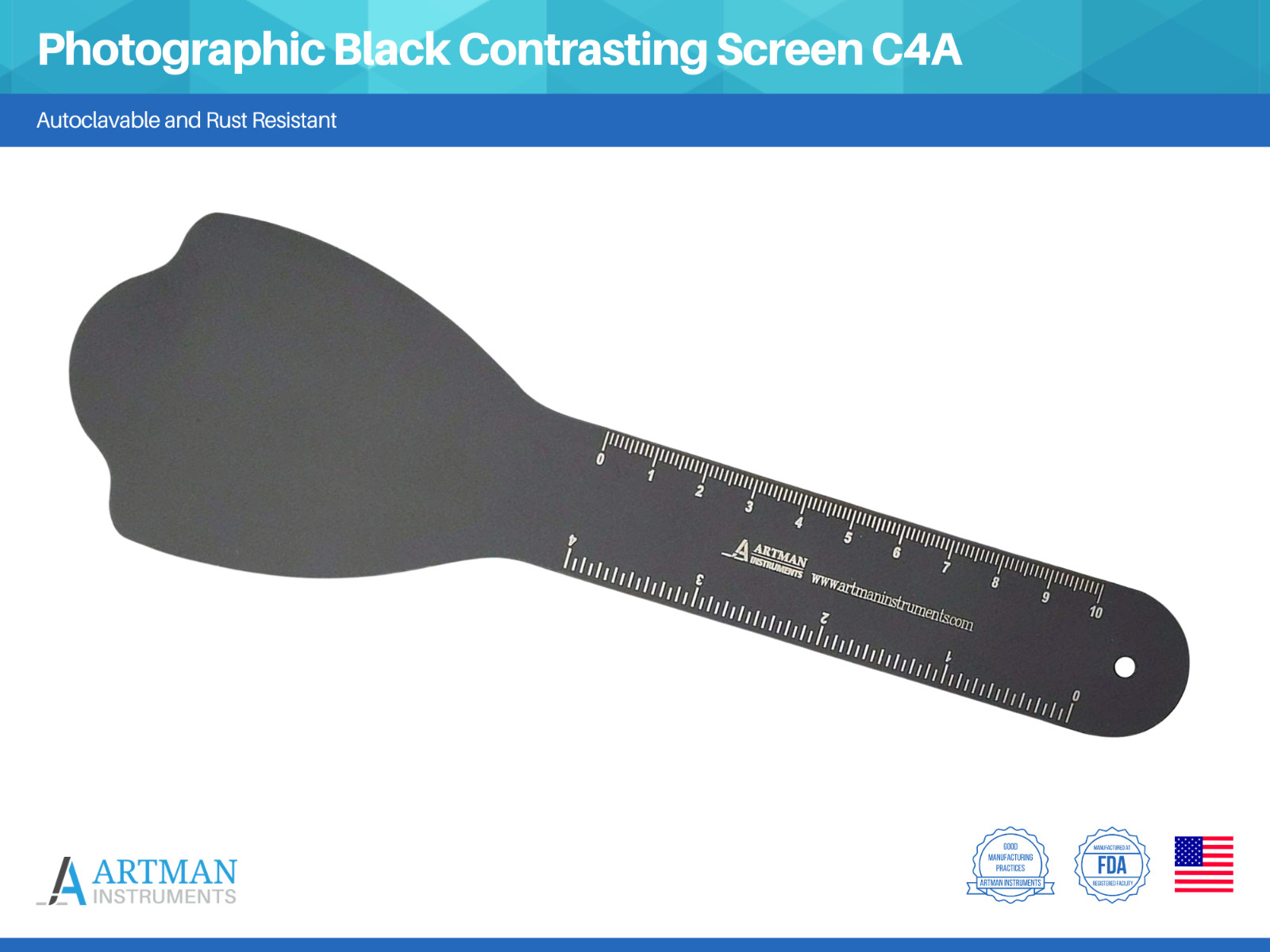 Dental Photography Black Contrasting Screen C4A ARTMAN