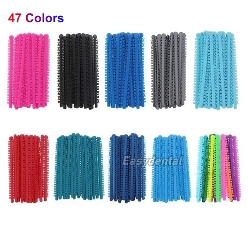 1000pcs Dental Orthodontic Elastic Ligature Tie Ligadura Ortodoncia Rubber Brace