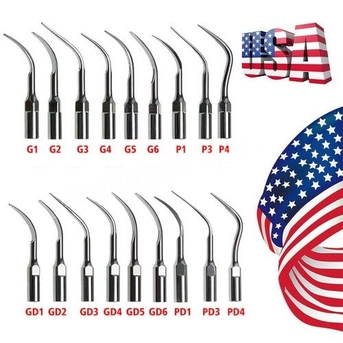 5x Dental Ultrasonic Piezo Scaler Tips fit Woodpecker EMS/DTE SATELEC Handpiece