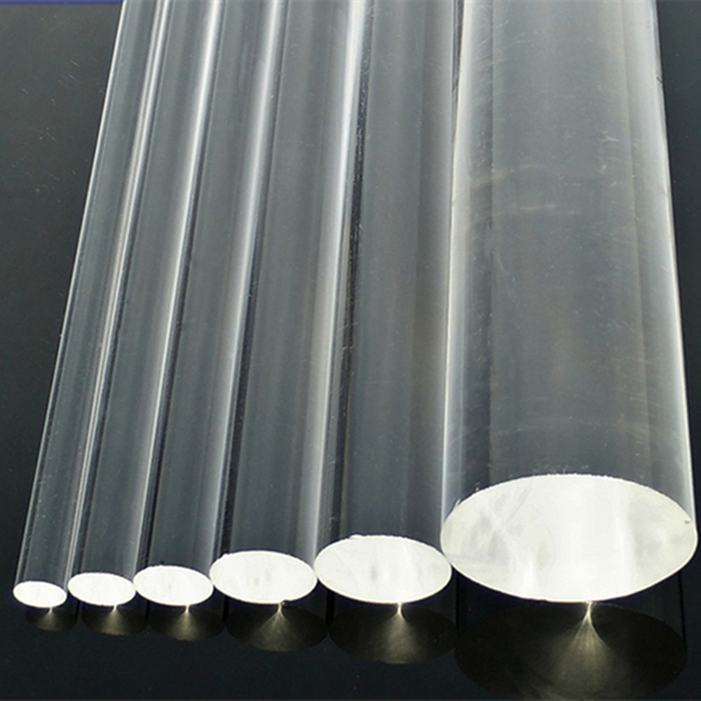 Quartz Rod High Purity Transparent Quartz Glass Rod Stirring Rod , Φ2-60mm