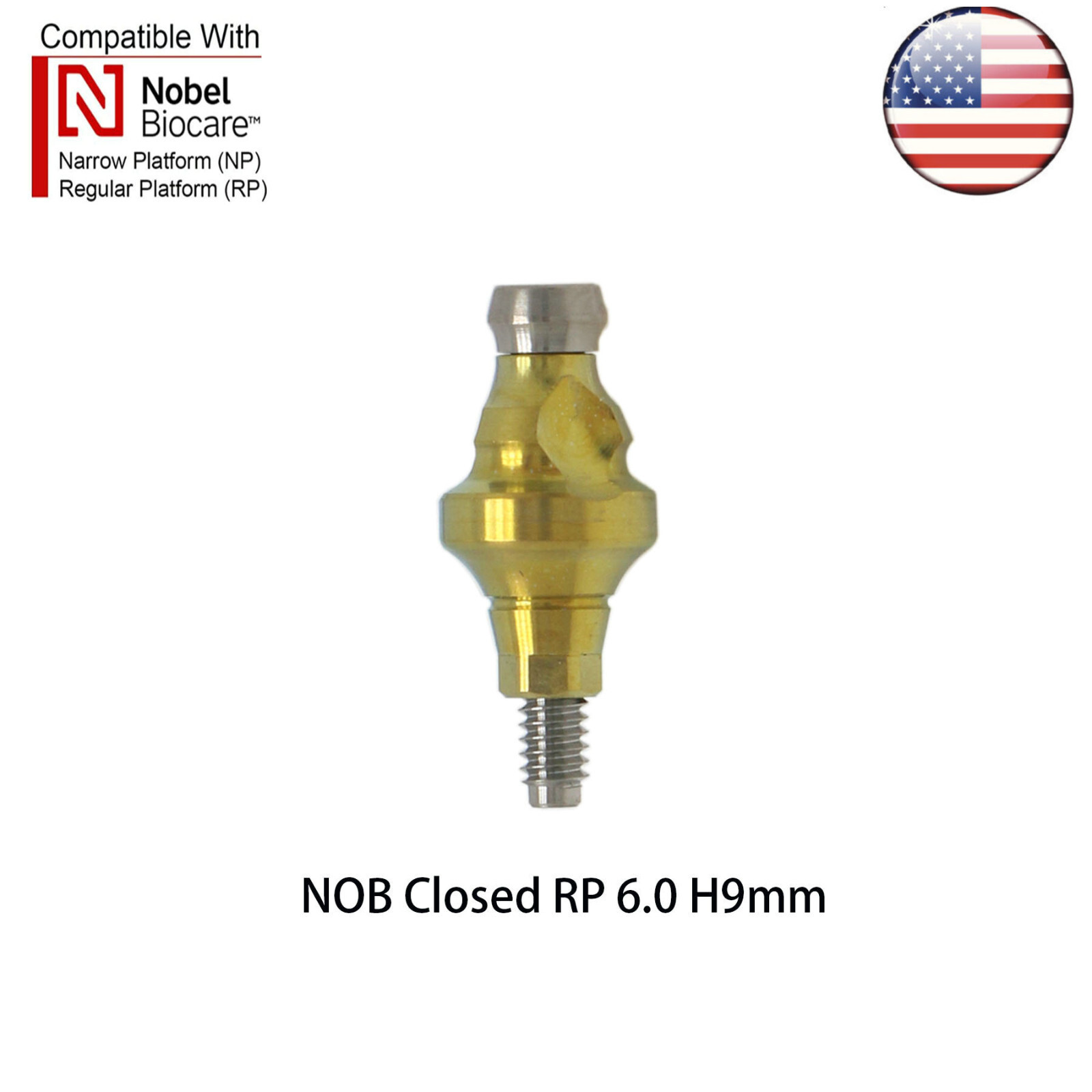 Dental Nobel Impression Coping Open/Colse Tray Conical Connection NP/RP Ø3.6/5.0