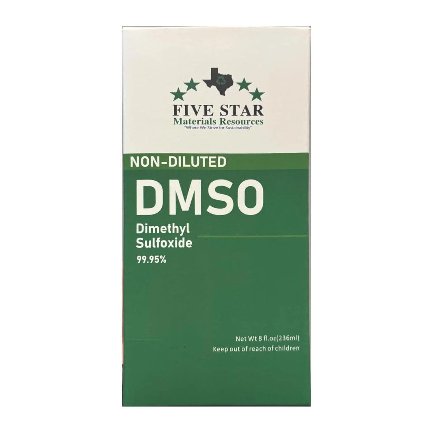 Dimethyl Sulfoxide (DMSO) 99.95% Pure Liquid |8 oz. DMSO Non-diluted | Undiluted