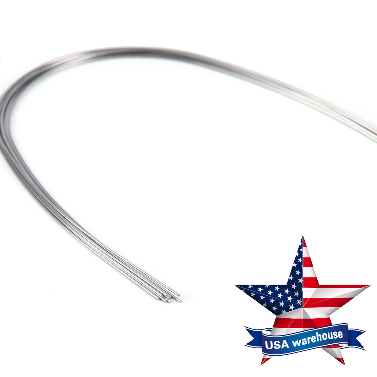 AZDENT Dental Orthodontic Super Elastic Niti Round Arch Wires Ovoid 10pcs/pack