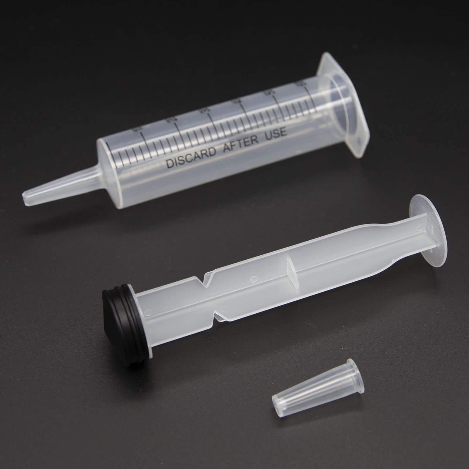 8 Pcs Transparent Plastic Syringe Set 60ml 20ml Industrial