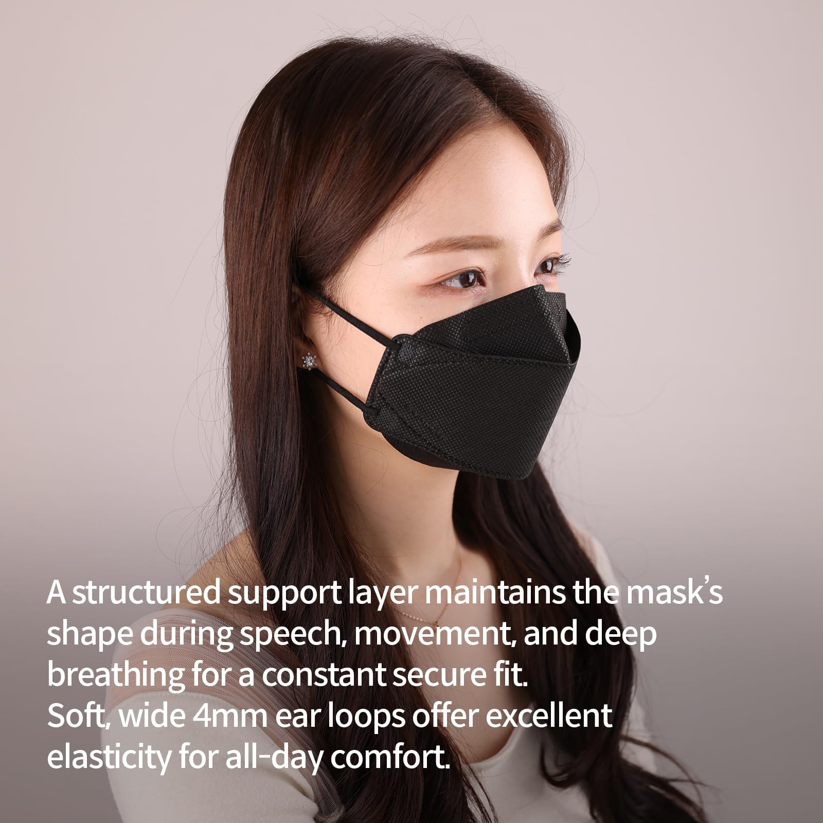 [20 Packs Made in Korea KF94 Face Mask White Black Individual Wrapped Filter …