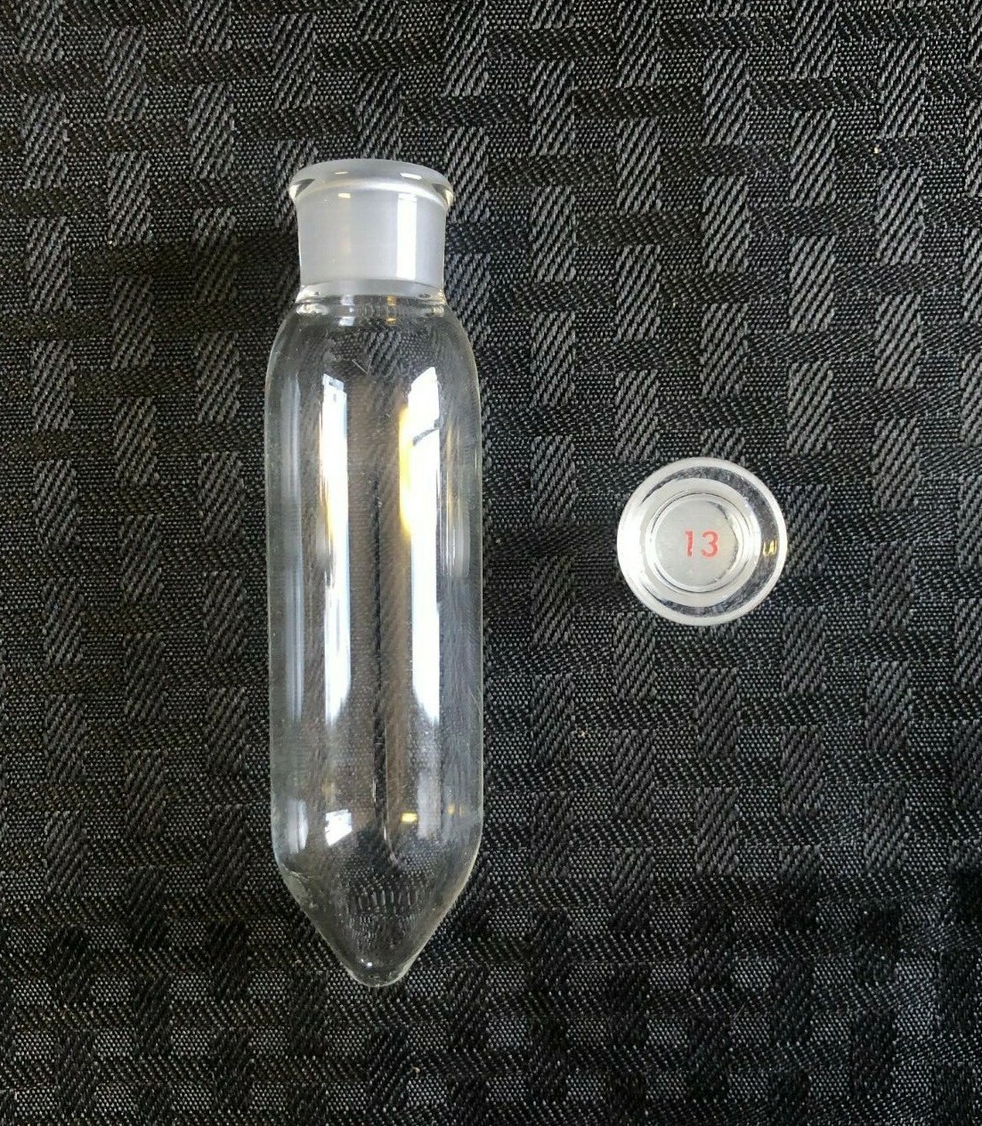Unbranded 50mL Glass Conical Centrifuge Tube Ungratuated & 13 Stopper