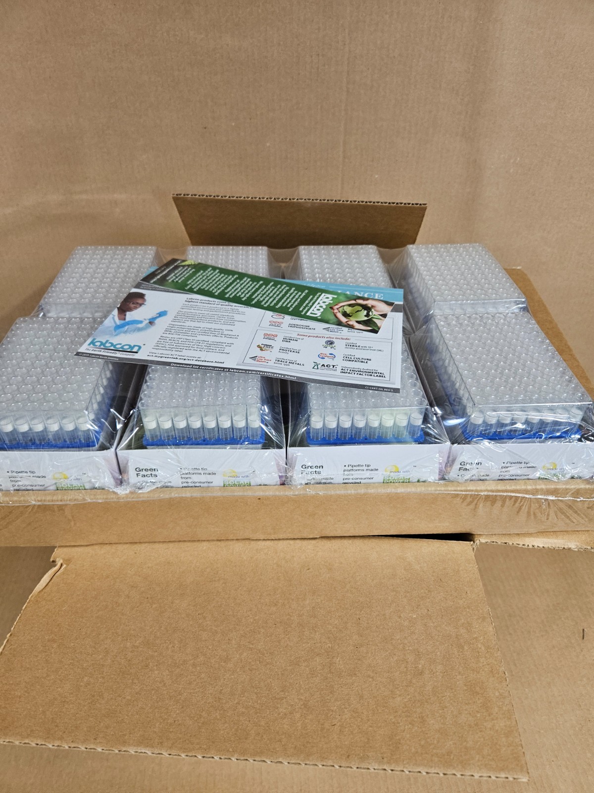 1200µL LTS filtered pipette tips 1.2mL 1200uL Racked Refills Full Case
