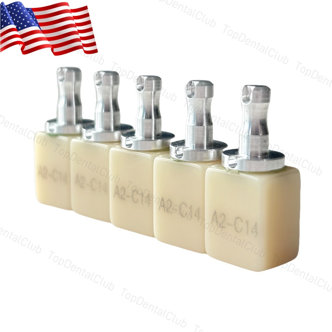 C14 A2 Dental PMMA Block Non Firing CAM CAD CEREC Milling Sirona Free Sinter
