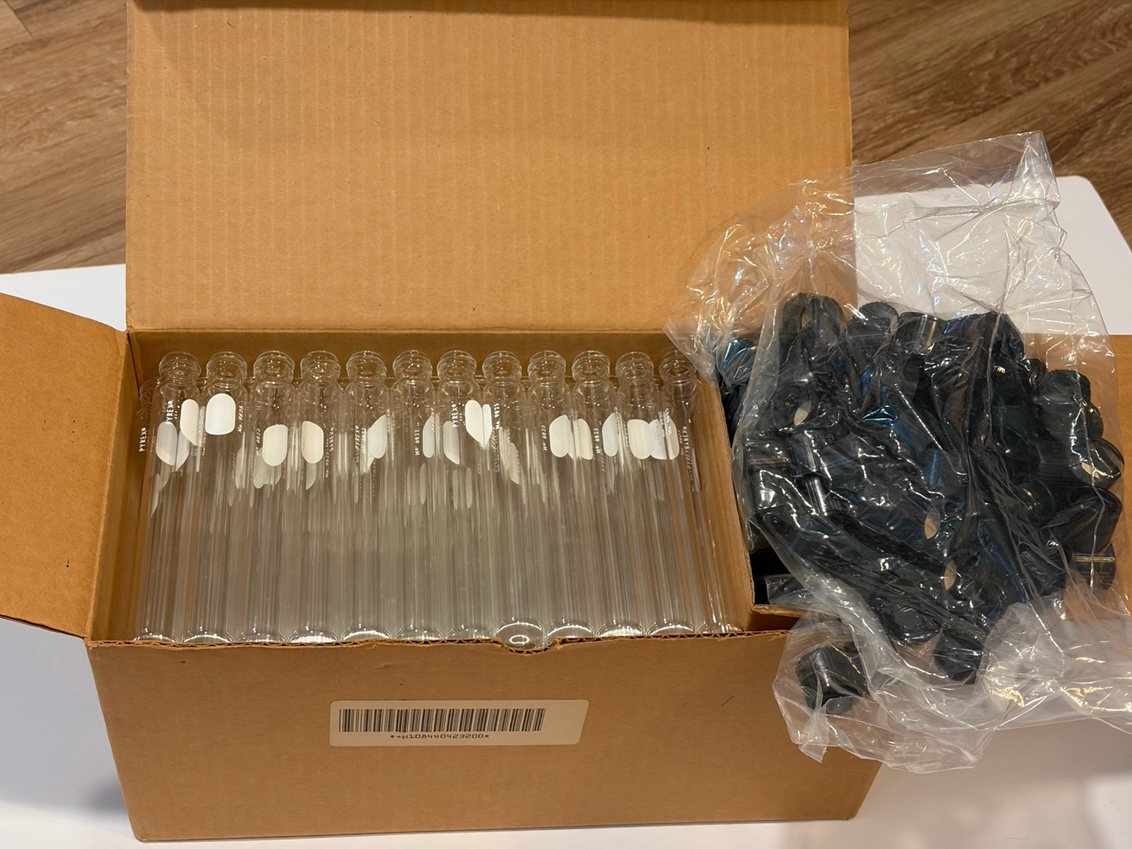 Pyrex Tube Culture/ Screw Cap 96 Pcs. 20 X 150mm A- Level NEW9825-20X