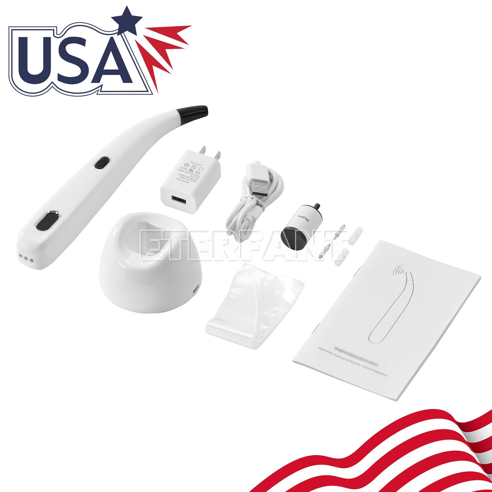ETERFANT Monitor Osseointegration RFA Inplant Stability Test Unit Cordless USA