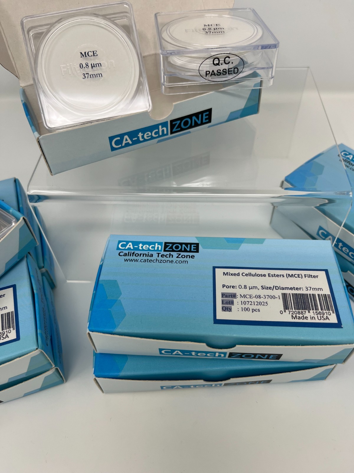 Mixed Cellulose Esters (MCE) Membrane Filter (0.8μm)37 mm (non-Sterile) (100/pk)