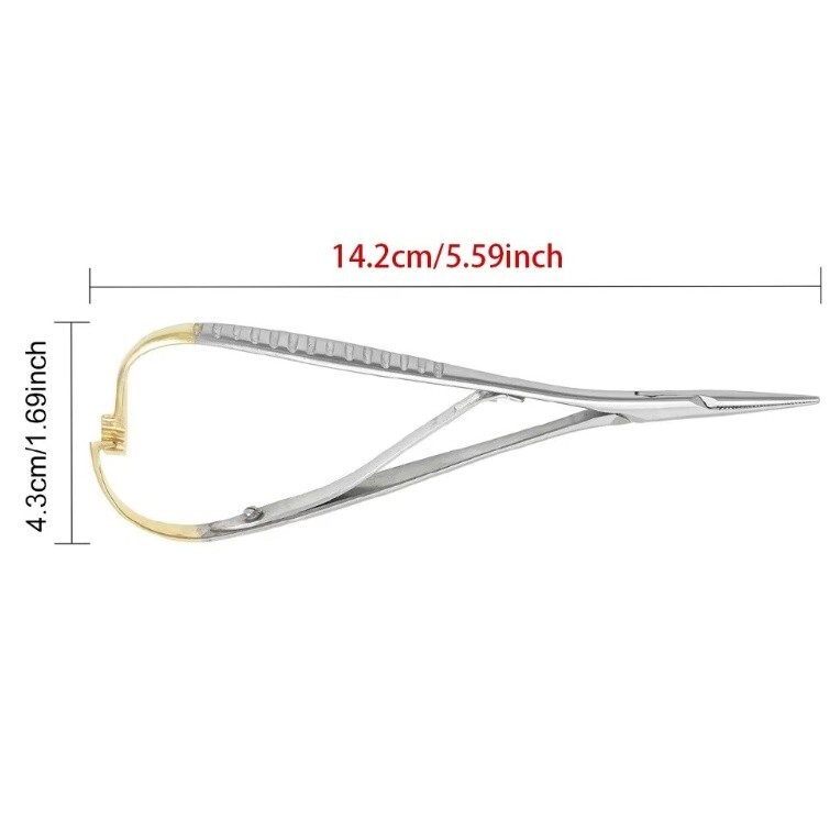 Dental Ortho Separator Spacers Elastic Teeth Ligature Ties Placing Pliers Forcep