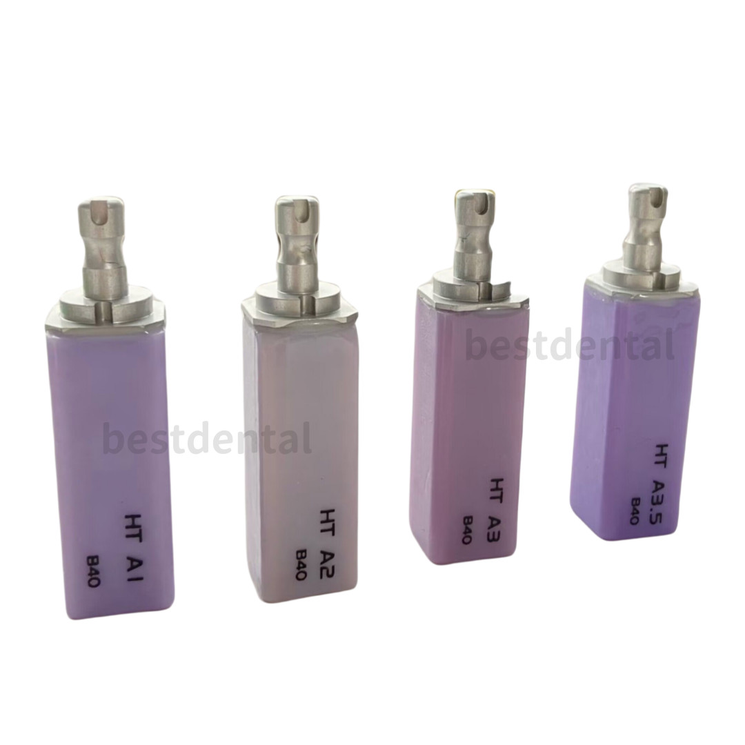 CAD CAM Dental Glass Ceramic Lithium Dislicate Block Cerec HT LT B40 Blocks