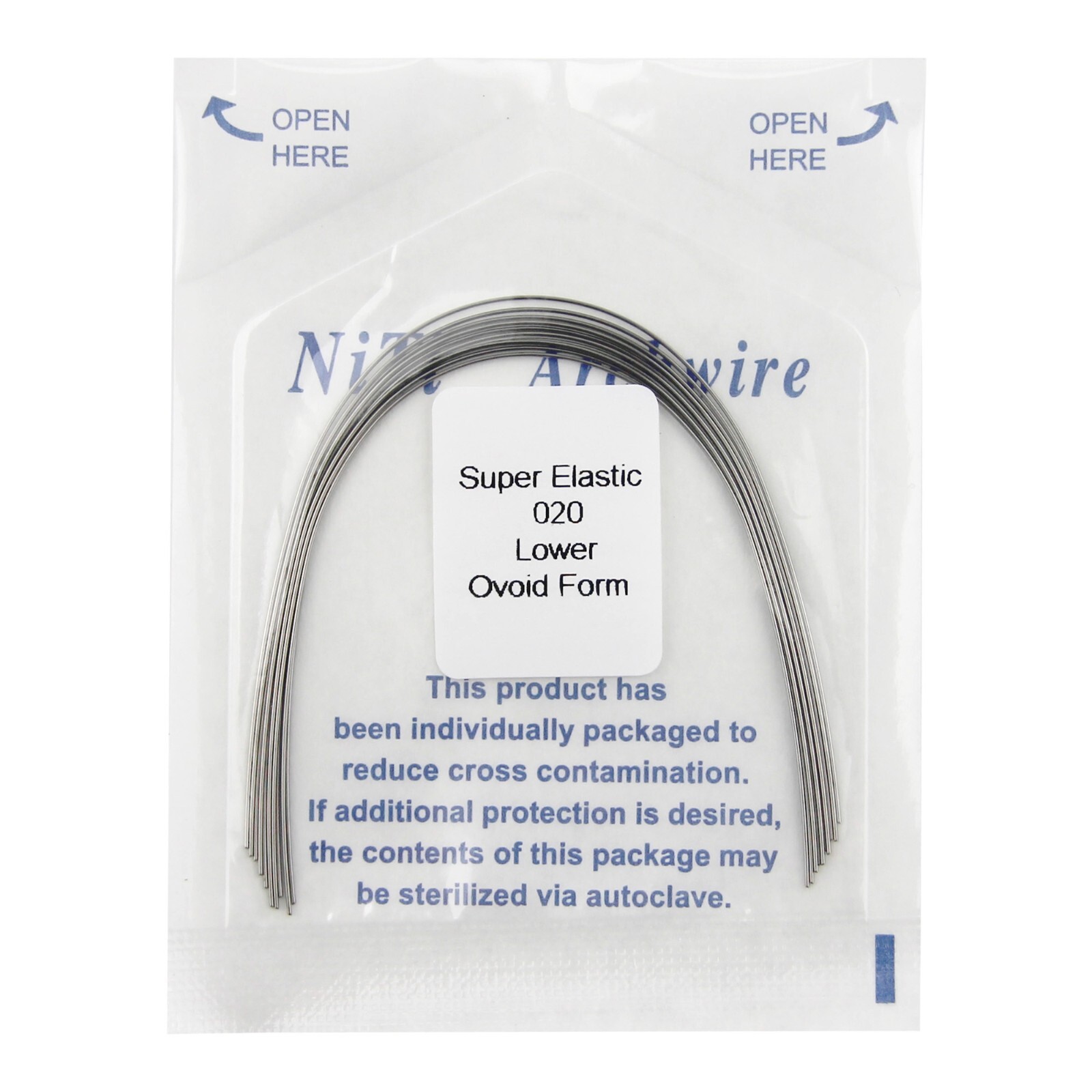 100pcs Dental Orthodontic Arch Wires Niti Rectangular Round Arcos de Ortodoncia