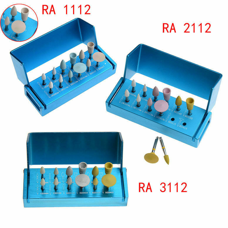 Dental Clinic Diamond Porcelain Zirconia Polishing Kit For Low Speed Handpiece
