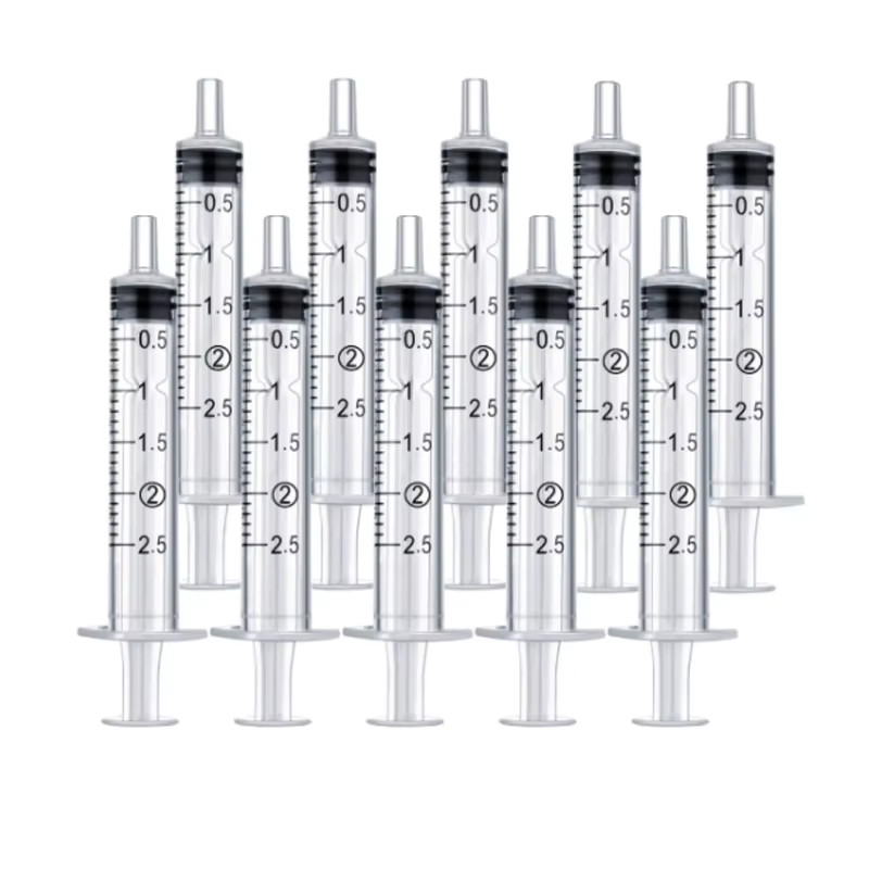 2-20Pcs 1Ml-10Ml Plastic Reusable Syringe for Measuring Nutrient Hydroponics Kit