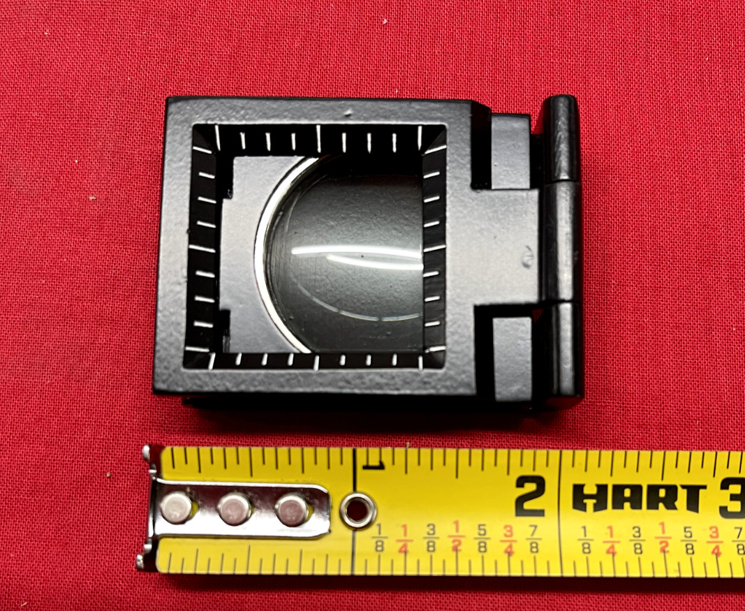 Unknown Magnification and Brand Folding Loupe – Black Metal